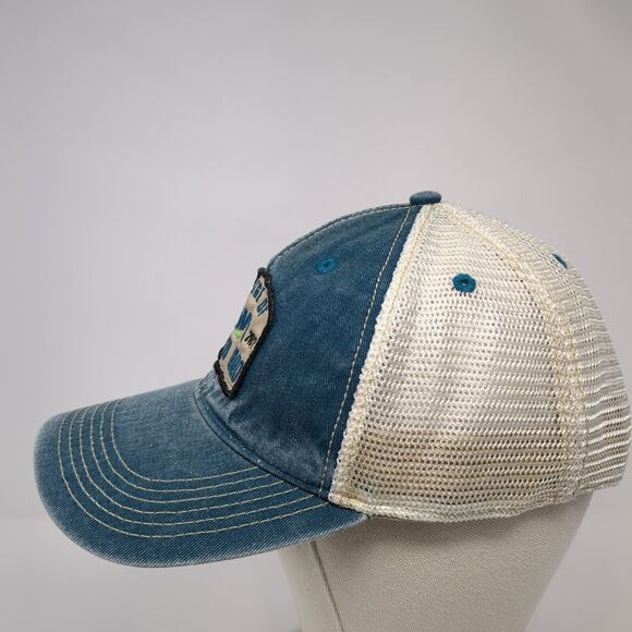 College of Western Idaho Snapback Trucker Hat Blue One Size Mesh Back - Picture 3 of 9